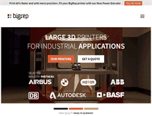 Tablet Screenshot of bigrep.com